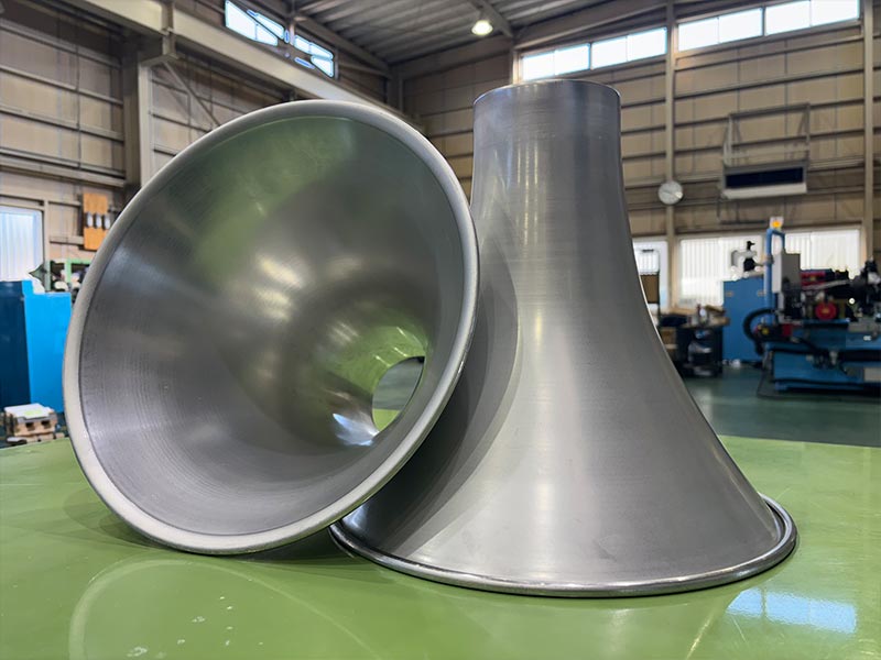 スピニング加工用金型の製作対応（アルミ深絞り部品向け）