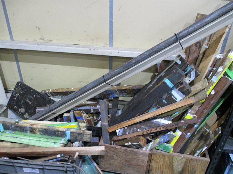 板木置き場 改善前